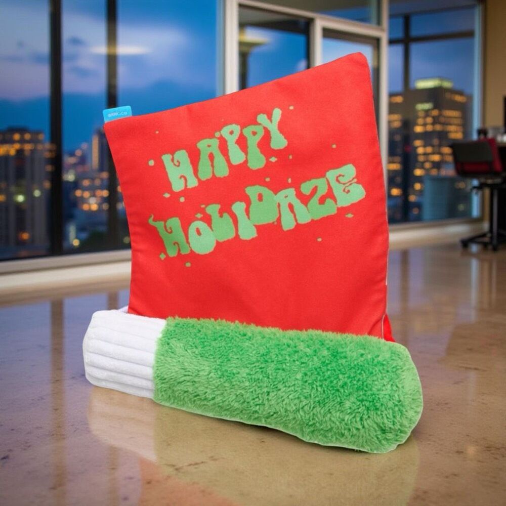 NWT Bark Box “Happy Holidaze” Puffermint Spliff Plush Thrasher Toy Size Small